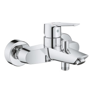Miscelatore per vasca Grohe QuickFix Start, cromo, per montaggio a parete con deviatore.