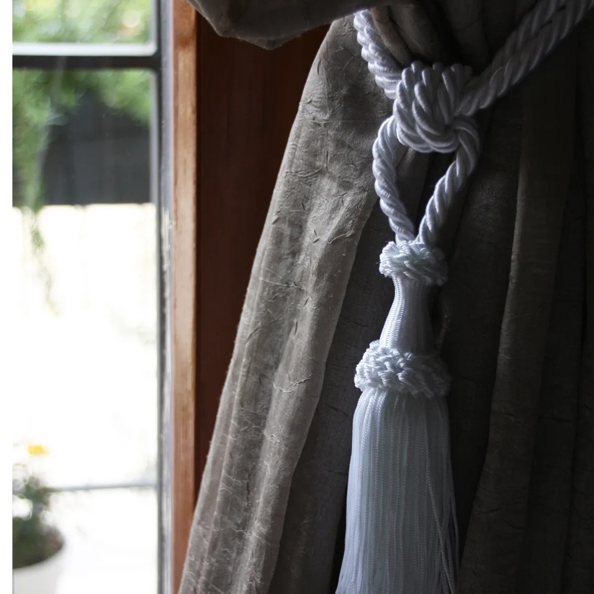 Fermatenda per Tende Stile Boho Cravatta per