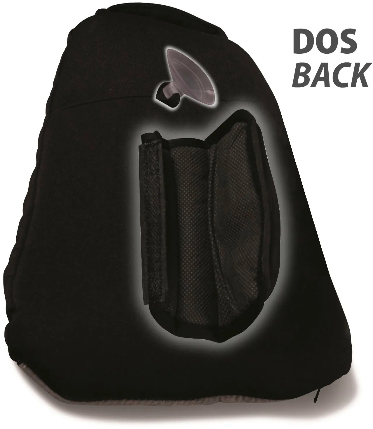 Cuscino Correttore Seduta Kine Travel - Schiuma Alta Densit&agrave; Per Auto, Ufficio, 39.4x34.1x8.2 Cm