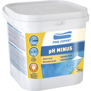 Pool Expert pH Minus secchio da 5kg per ridurre il pH della piscina.