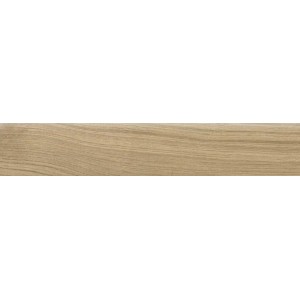 Battiscopa chiaro in gres porcellanato effetto legno.
