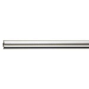 Bastone per tenda Mydeco effetto acciaio inox, 200 cm, per sistemi a scorrimento.