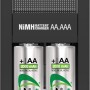 Mini caricabatterie Energizer con 2 batterie AA da 2000 mAh per caricare batterie e accumulatori.