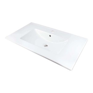Lavabo da incasso Bauta Idrostile foro rubinetto beige