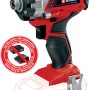Avvitatore a impulsi a batteria Einhell TE-CI 18/1 Li Solo (senza batteria/caricabatterie) rosso/nero.
