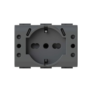 Presa grigia t.b.t. per sistemi di interruttori nello shop online OBI.