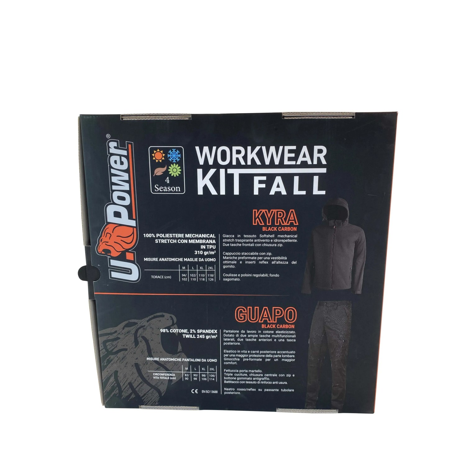 Kit abbigliamento da lavoro t.b.t. U-Power Kit Fall con giacca e pantaloni.