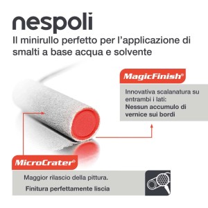 Ricambio mini rullo 11 cm sistema Magic Finish 2 pezzi