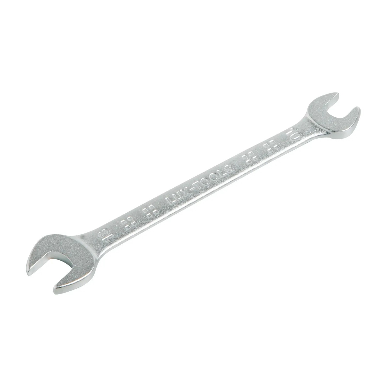 Chiave fissa LUX 10/13 mm Comfort, cromata, in acciaio al cromo-vanadio.