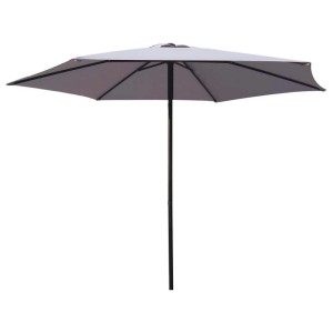 Ombrellone da giardino palo centrale Garden Friend Push Up Ø3 m grigio