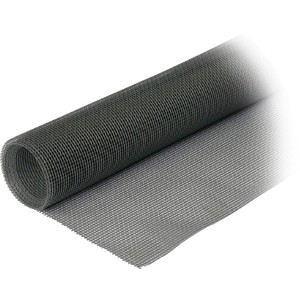 Rotolo di zanzariera grigia, rete metallica per finestre e porte.