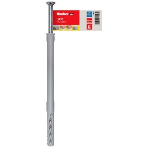 Tassello Fischer SXR 10x160 T, adatto a diversi materiali da costruzione.