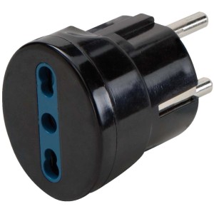 Adattatore presa tedesca brennenstuhl® IT Euro DE nero