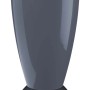 Contenitore t.b.t. grigio con bordo e base ondulati.