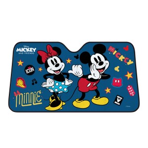 Parasole auto con design di Mickey e Minnie Mouse per interni.