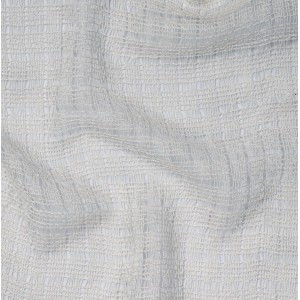 Dettaglio di tessuto t.b.t. bianco fine per tende.