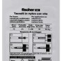 Tasselli Fischer SX Plus 10x50 BM K, 4+4 pezzi, nylon con vite, istruzioni di montaggio sulla confezione.