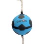 Palla da gioco blu Camon con corda per cani, un ottimo giocattolo da masticare.