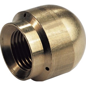 Ugello Kärcher per la pulizia dei tubi in ottone con filettatura interna per idropulitrici.