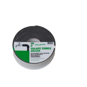 Rotolo di nastro isolante autoadesivo t.b.t. per tubi, Materiali isolanti alveolari.