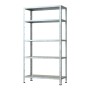 Scaffale metallico a 5 ripiani per magazzino e cantina.