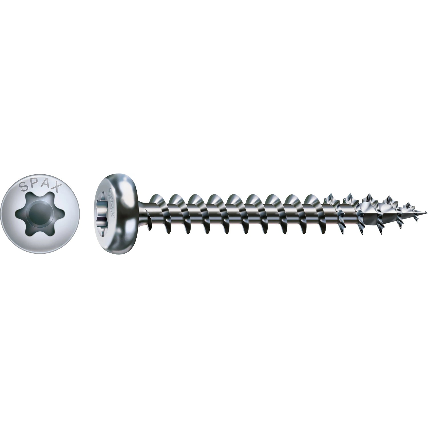 Vite universale Spax 3,5x16 mm con attacco T-Star plus, adatta per legno, plastica e cemento.