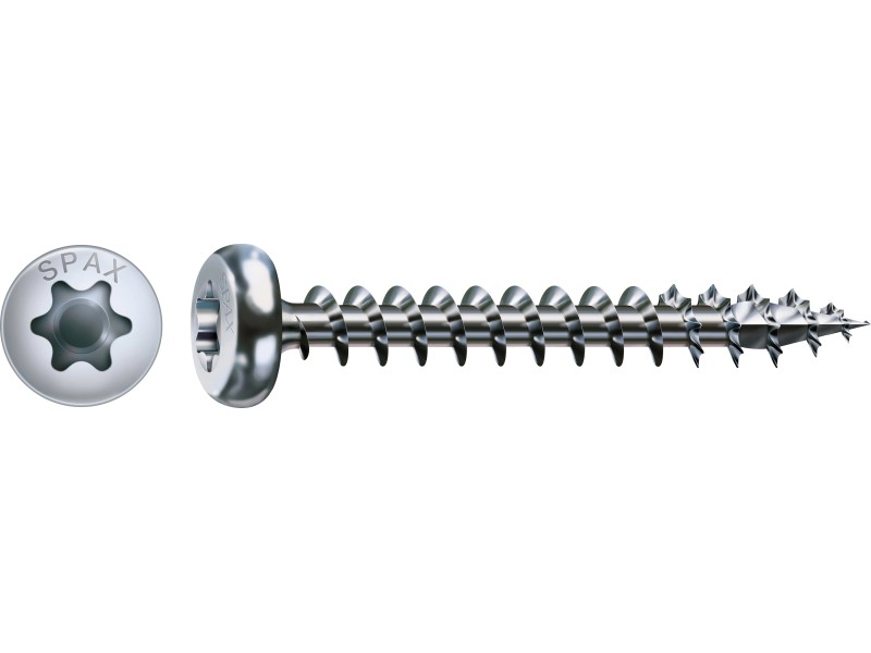 200 Viti Universali SPAX 4.0x35mm - Testa Svasata T-STAR Plus, Zincate - Foto 11