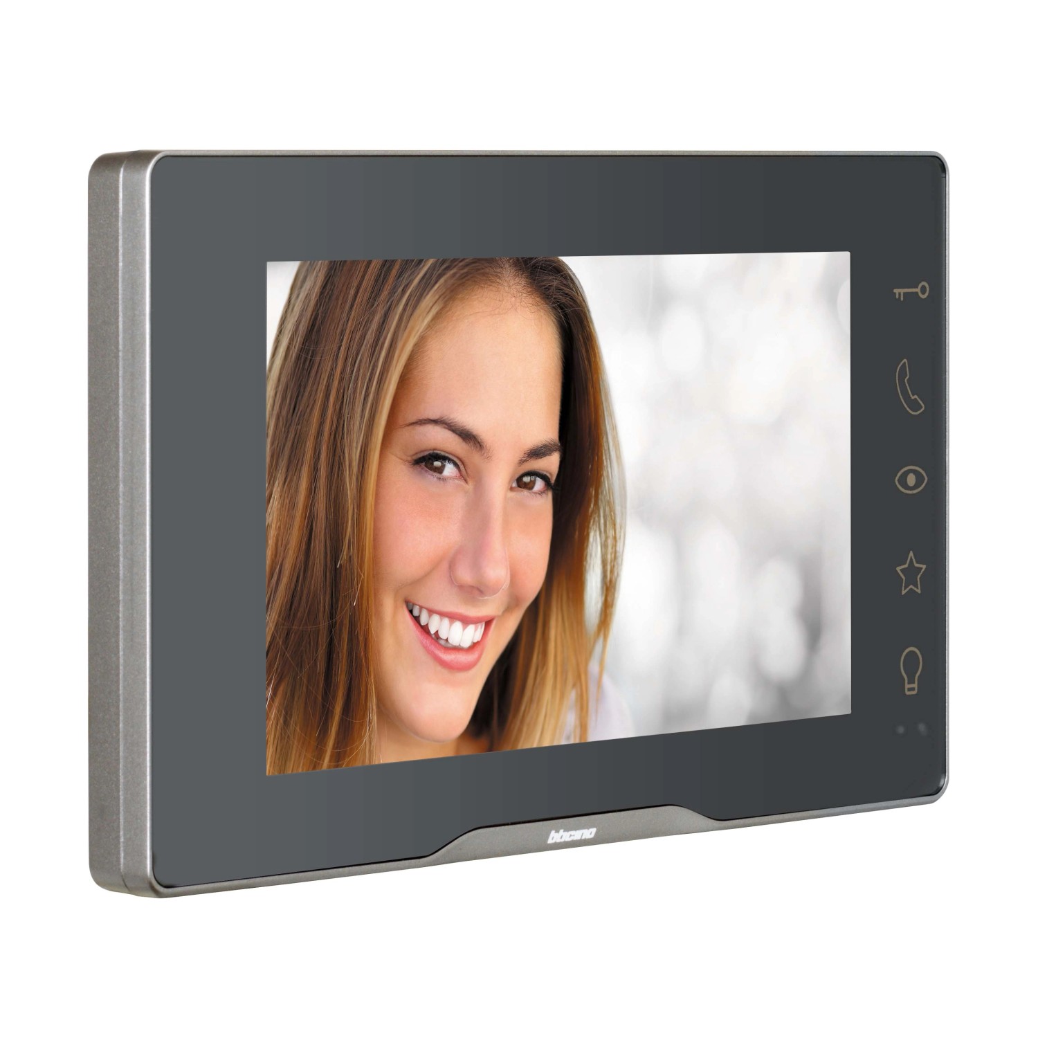 Citofono t.b.t. con display e comandi.