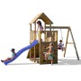Gioco da giardino Carol 3 con scivolo e altalena 310x460xh282 cm