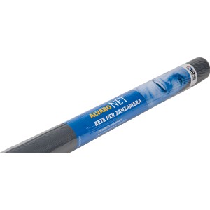 Rotolo di zanzariera grigia t.b.t. confezionato.