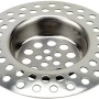 Tappo lavandino in acciaio inox con fori per lavabo