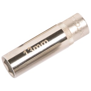 Bussola LUX 13 mm lunga Comfort, esagonale, acciaio al cromo vanadio, per chiavi e estrattori.