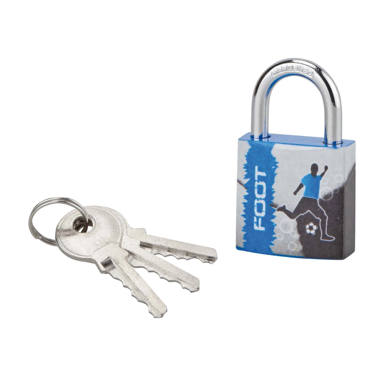 ABUS ABVS62575 Lucchetto 45 mm Argento Serratura con impronte digitali