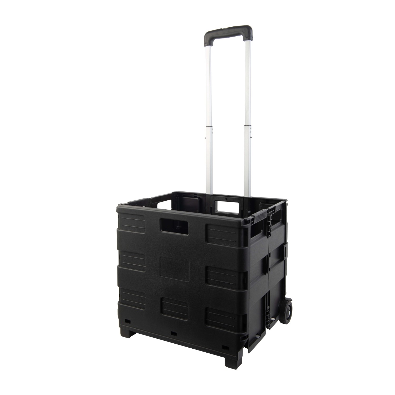 Carrello Della Spesa Pieghevole Relaxdays Nero - Trolley Pratico Con Ruote, Borsa Estraibile 28L Per Market E Spiaggia - Foto 9