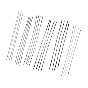 Set di lame per seghetto alternativo LUX, 24 pezzi per legno e metallo.