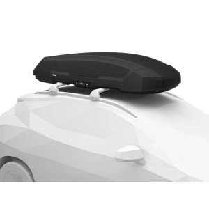 Box da tetto per auto Force 3 nero aeroskin XL