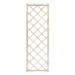 Grigliato in legno per giardino, non trattato, per design individuale.