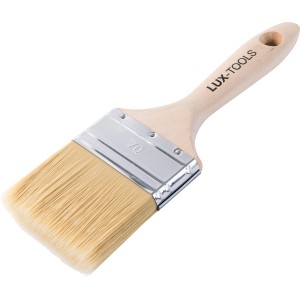 Set 6 pennelli piatti LUX-TOOLS PRO, 70 mm, per pitture murali e vernici.