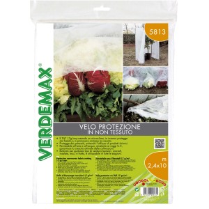 Rete di protezione Verdemax per piante, 2,4x10m, protegge le verdure dal freddo.