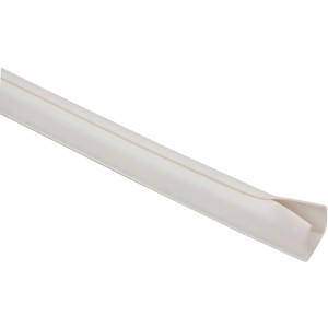 Canalina per cavi t.b.t. per ambienti umidi, bianca.