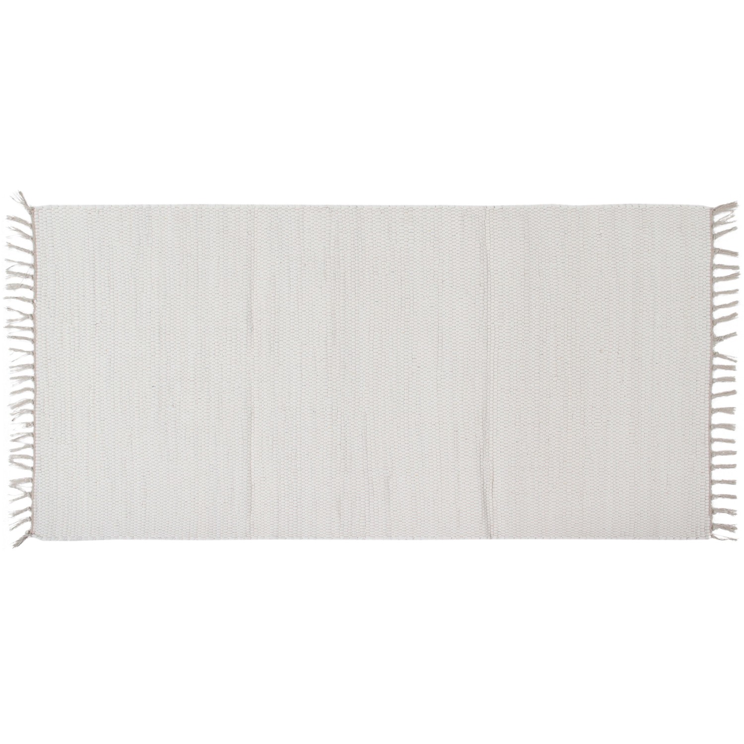Tappeto Multiuso Pezzotto Con Frange - Beige, 120x50cm, Lavabile, Per Bagno, Cucina, Camera - Foto 7
