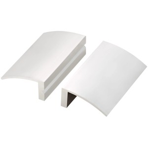 LUX Alu-Schutzbacken 100 mm Comfort per utensili di serraggio con intaglio prismatico.