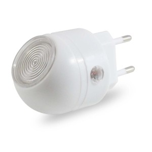 Luce notturna bianca t.b.t. Torce con spina per la presa.