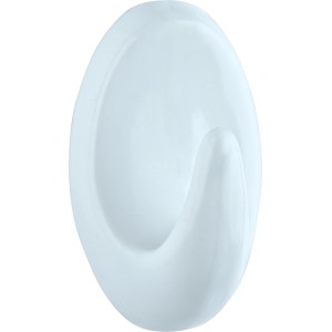 Wenko Liliput ganci, set da 3, ganci da parete bianchi ovali per bagno e cucina.