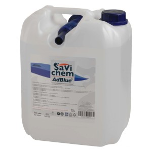 Tanica AdBlue Savichem, 10 litri, con beccuccio di riempimento. Per motori diesel.