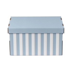 Scatole in cartone Shirt set 2 azzurro 40x31x21 cm