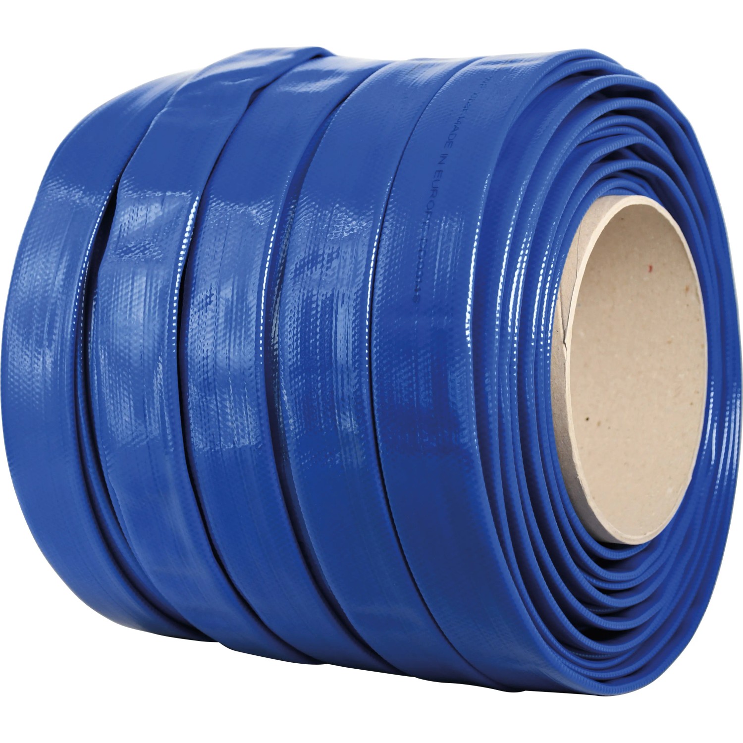Tubo flessibile blu Fitt Hi-Flat, Ø 25 mm, arrotolato. Tubo da giardino piatto al metro per irrigazione.
