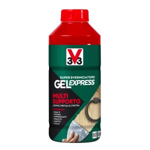 Flacone di t.b.t. Gel Express sverniciatore per legno, metallo e pietra.