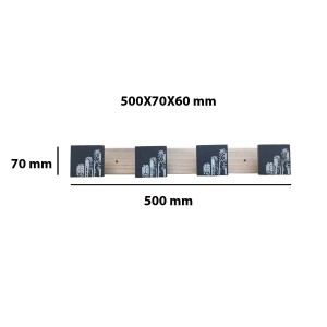 t.b.t. Organizer per armadio con motivo skyline.