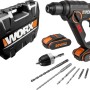 Worx Tassellatore a batteria WX390.1 Solo con accessori e valigetta.